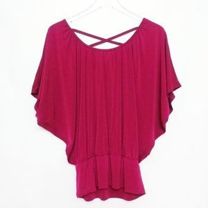 Candie's Juniors XL Boat Neck Blouse